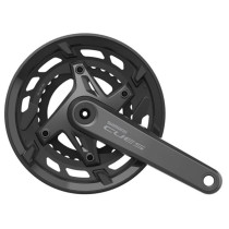 PEDALIER VTT DOUBLE 46-30D L170 ALU SHIMANO CUES FC-U6000 NOIR 9/10V