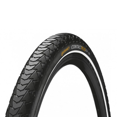 PNEU VTC/URBAIN 700X40C - 28X1.60 TR CONTINENTAL CONTACT PLUS TT NOIR (42-622) VAE/EBIKE 5
