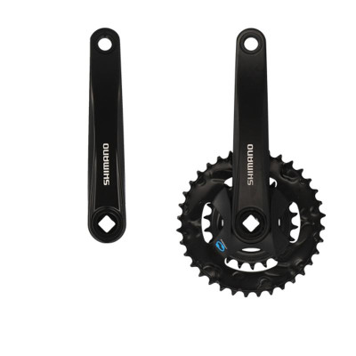 PEDALIER VTT DOUBLE 36-22D L175 ALU SHIMANO MT315 NOIR 7/8V BOOST (AXE DE 123MM)