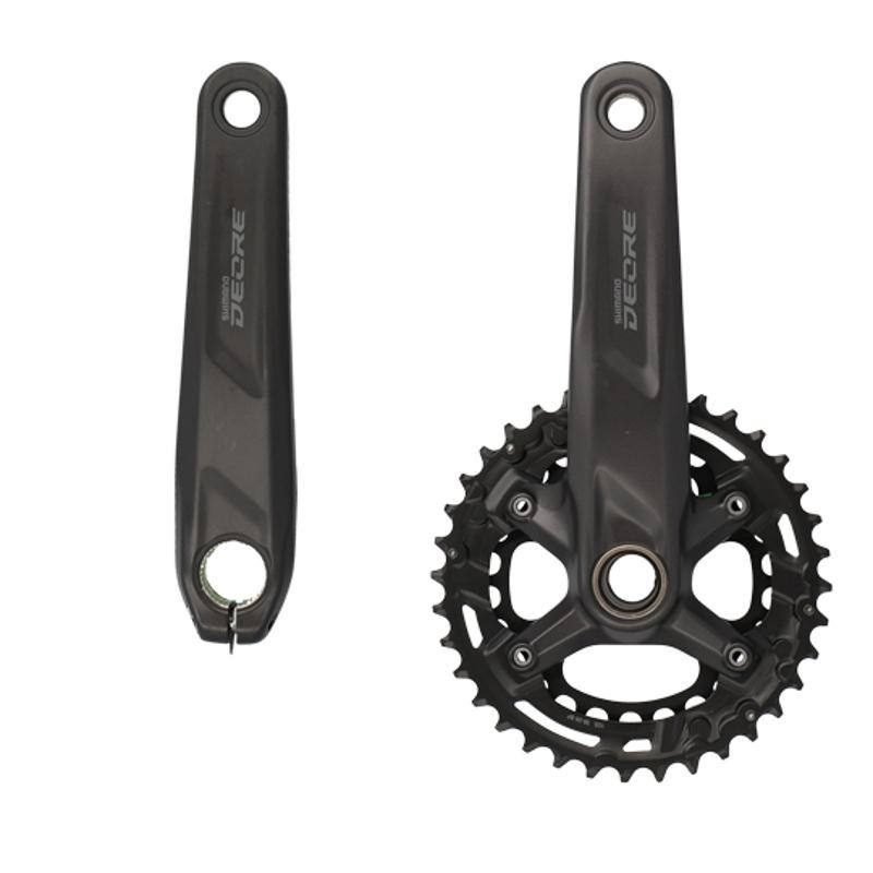 PEDALIER VTT DOUBLE 36-22D L170 ALU SHIMANO DEORE M4100 NOIR 10V 148 BOOST
