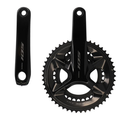 PEDALIER ROUTE COMPACT 50-34D L170 SHIMANO 105 R7100 NOIR 12V