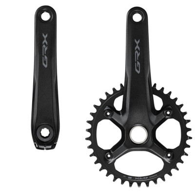 PEDALIER ROUTE/GRAVEL MONO 38D L170 SHIMANO GRX RX610 NOIR 12V