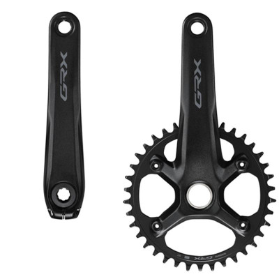 PEDALIER ROUTE/GRAVEL MONO 38D L172.5 SHIMANO GRX RX610 NOIR 12V