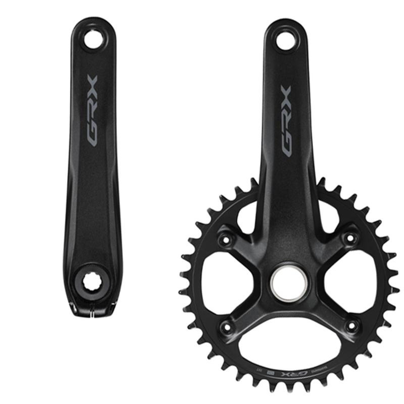 PEDALIER ROUTE/GRAVEL MONO 38D L172.5 SHIMANO GRX RX610 NOIR 12V