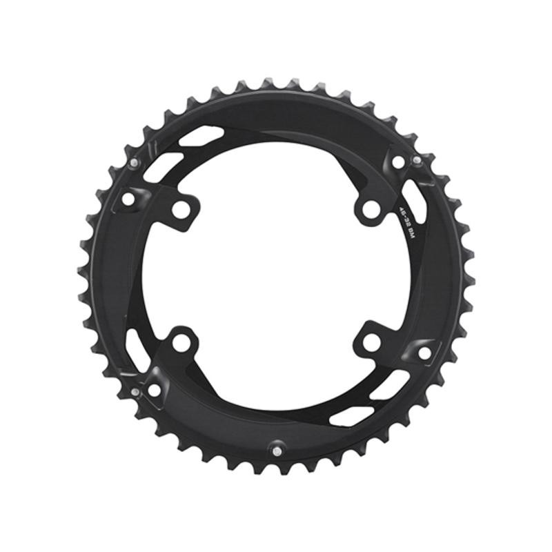PLATEAU VTT DOUBLE DIAM 110 EXTER 46 DTS SHIMANO ORIGINE CUES FC-U6010 11V. 4 BRANCHES