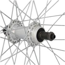 Roue VTT 20" Arrière Velox Blocage Jante Argent Mach1 RC10 Moy. Miche Alu 36T à Visser 5/6/7V