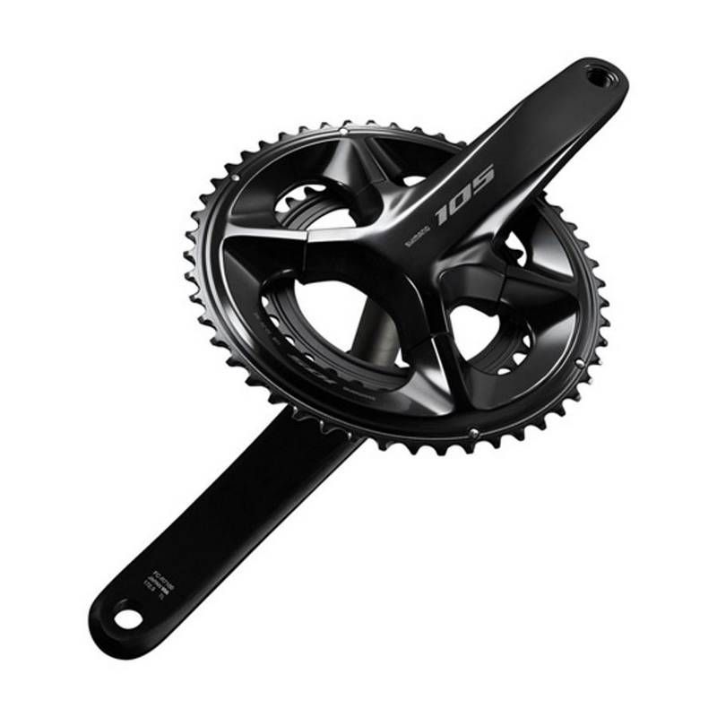 Pédalier Route Compact Shimano 50-34D L 175mm 105 R7100 Noir 12V
