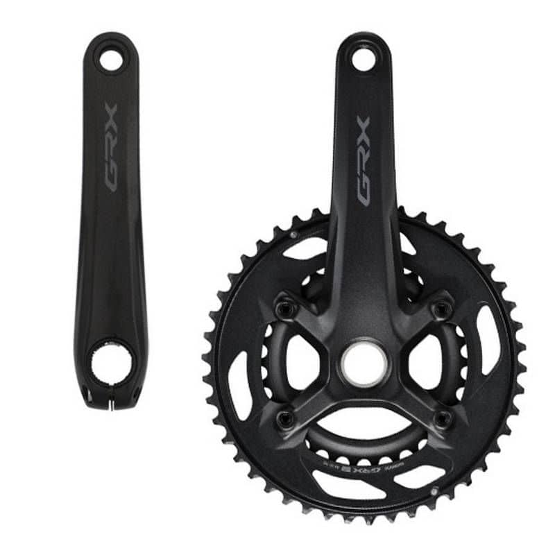 Pédalier Route/Gravel Double Shimano 46-30D L 175mm GRX RX610 Noir 12V