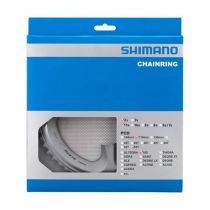 Plateau Route Shimano Double Ø 110mm Extérieur 53Dts Argent Origine 105 R7000 11V. 4 Branches