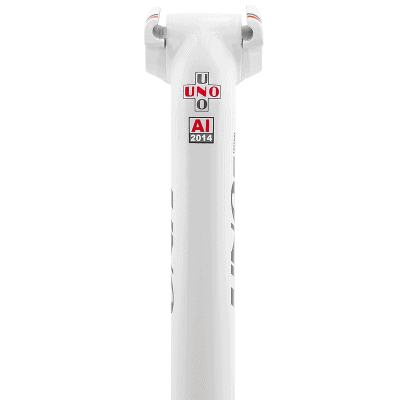 Tige de Selle Vélo Kalloy Uno L. 350 mm / Ø 31,6 mm Blanc