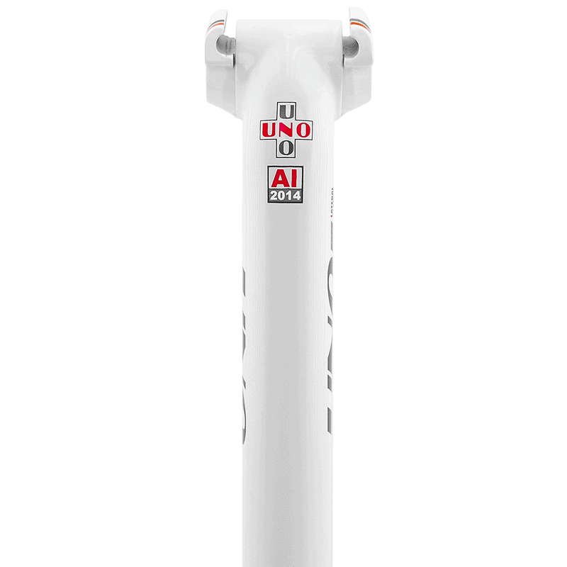 Tige de Selle Vélo Kalloy Uno L. 350 mm / Ø 31,6 mm Blanc
