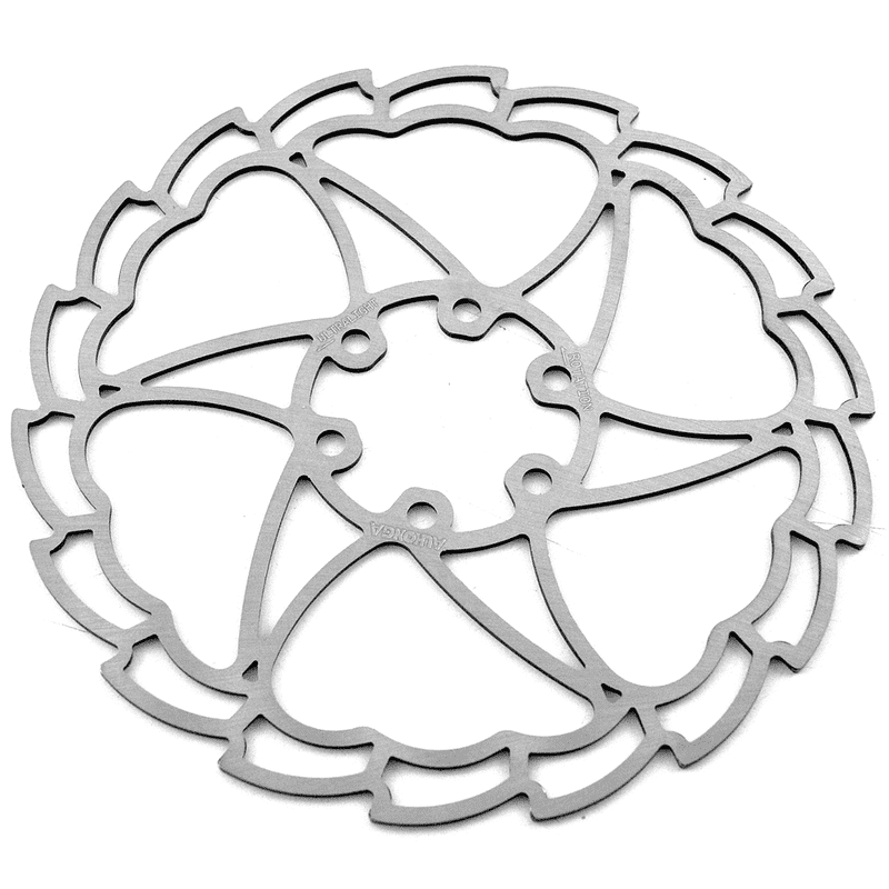 Disque de Frein Vélo ALHONGA Dents-de-Scie Ultra-Léger Ø140 mm IS 6 Vis