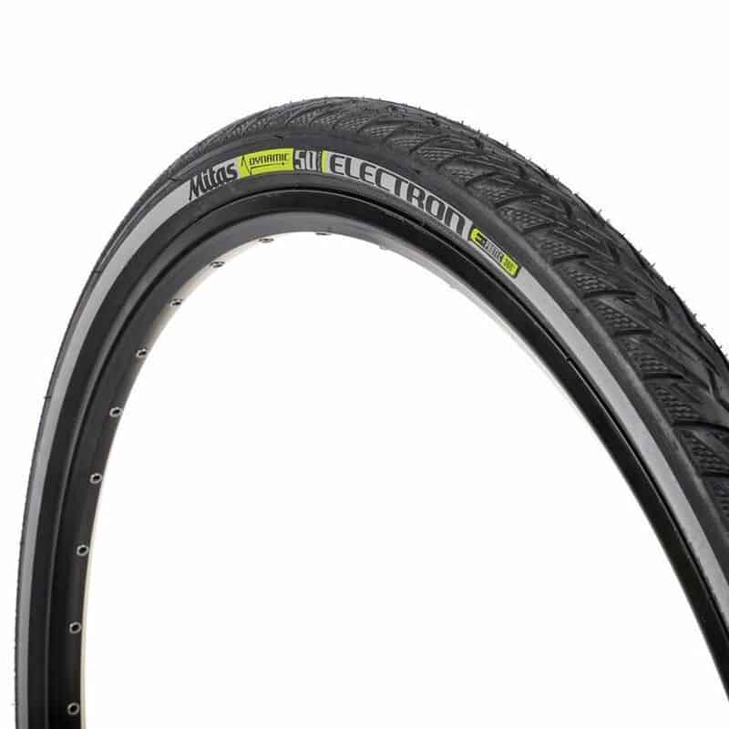 Pneu MITAS Electron R21 Dynamic E-Protec 360° + Réfléchissant 28" x 1,75" Rigide