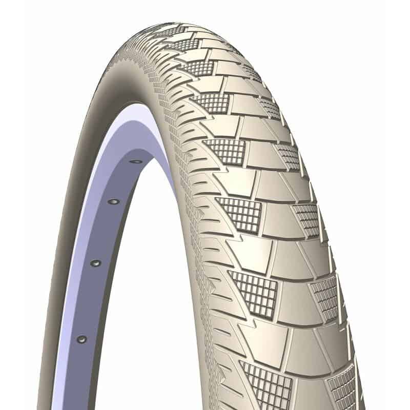 Pneu MITAS Cityhopper V99 APS + RS 28" x 2.0" Crème