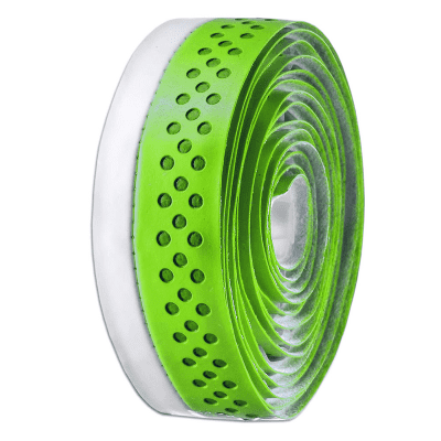 Ruban de Cintre / Guidoline de Vélo Route VELO Microfibre Ajourée Vert/Blanc
