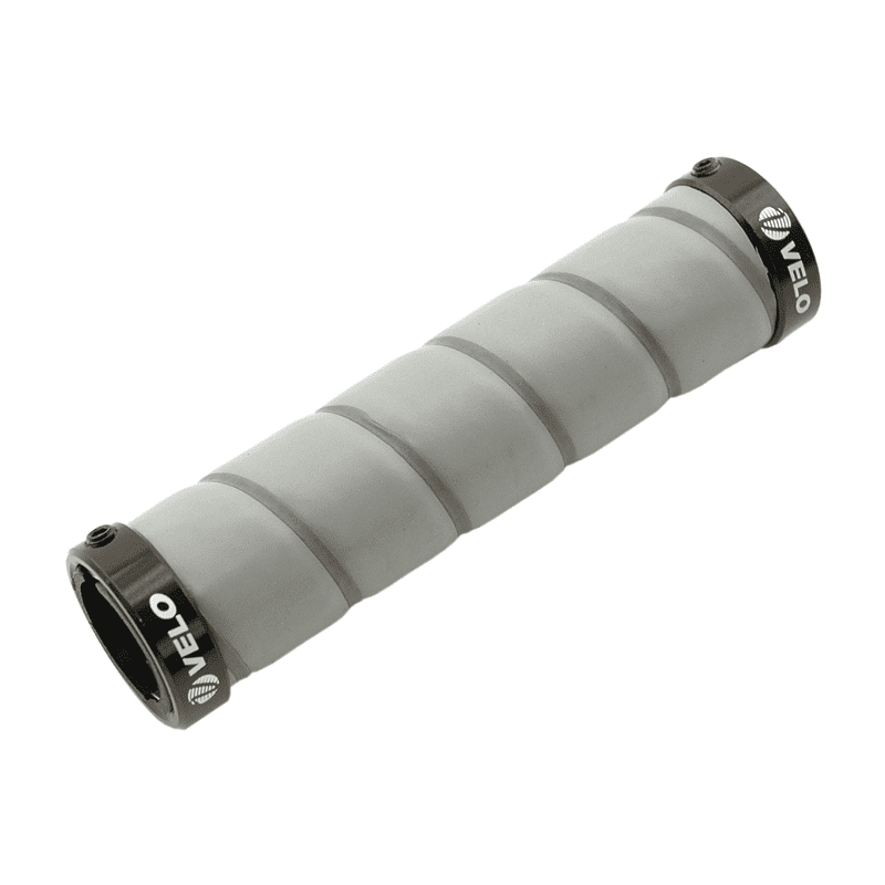 Poignées Vélo VELO Gel Antidérapantes Gris