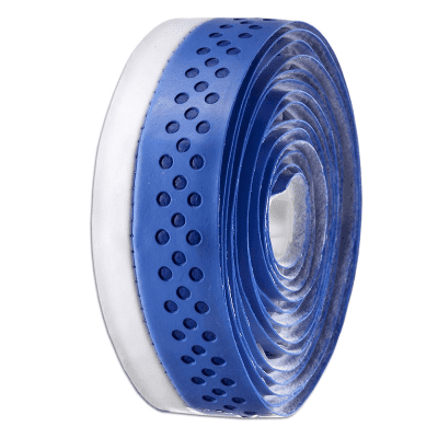 Ruban de Cintre / Guidoline de Vélo Route VELO Microfibre Ajourée Bleu/Blanc