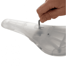Selle Vélo BMX / Freestyle VELO Montage Pivotant Nylon Clair
