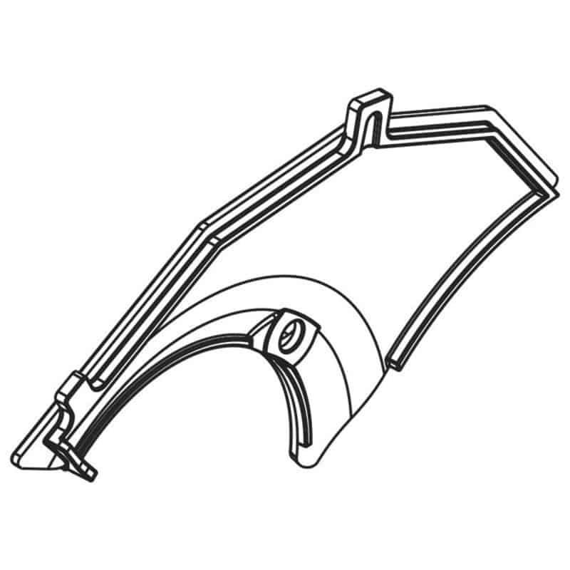 Couvercle Moteur en Plastique POLINI E-P3 Gauche