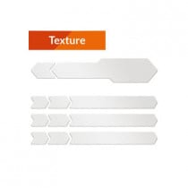 Kit Protections Adhésives pour Protections de Chaîne ALGIS Texture Transparent