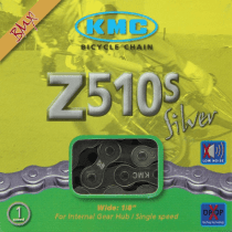 Chaîne de Vélo KMC Z1 112 Maillons 1 Vitesse Plaqué Nickel