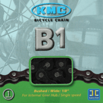 Chaîne de Vélo KMC B1 Wide 112 Maillons 1 Vitesse Noir