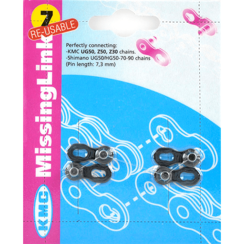 Maillon de Liaison KMC 6 / 7 / 8 Vitesses (7,3 mm) X8 / Z8 / Z6 / Shimano UG / HG
