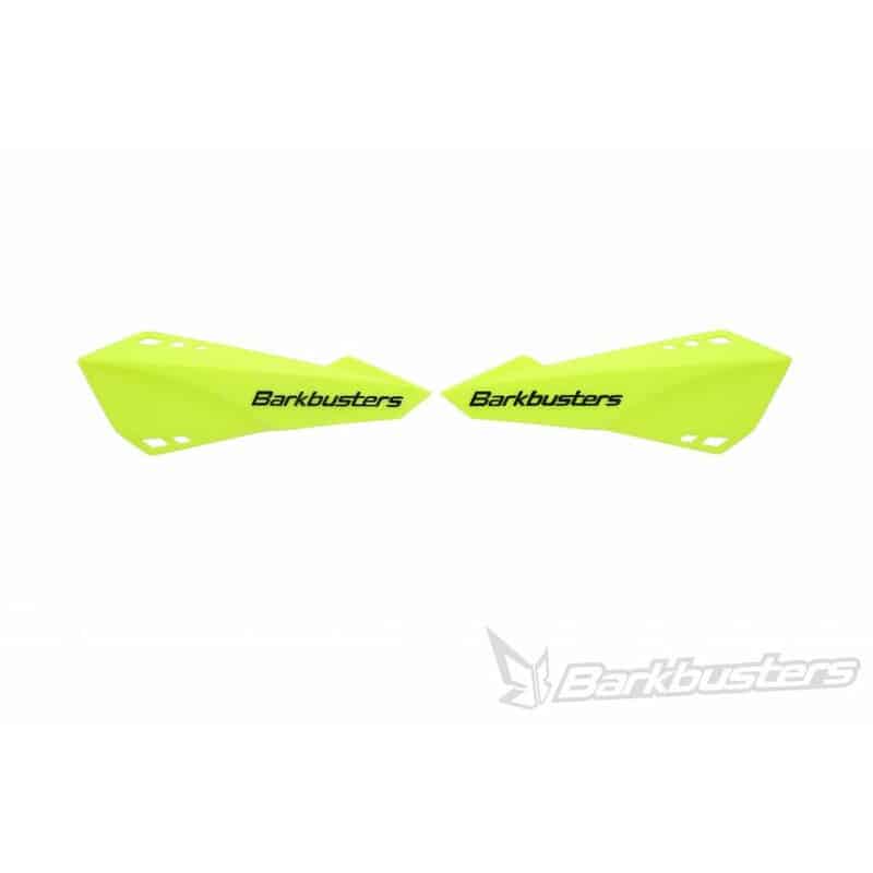 Protège-Mains Vélo BARKBUSTERS de Rechange Plastique Jaune Fluo