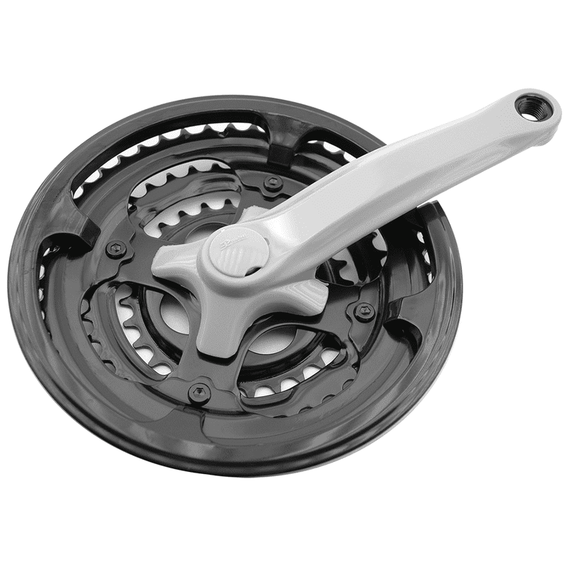 Pédalier PROWHEEL Système 3x7 / 3x8 Manivelle L. 170 mm