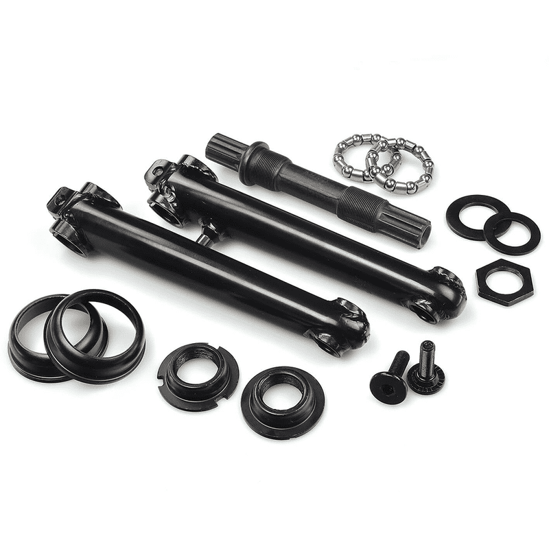 Pédalier PROWHEEL pour BMX (Manivelle+Axe) Conicité d’axe 8T Manivelle L. 170 mm