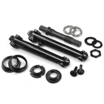 Pédalier PROWHEEL pour BMX (Manivelle+Axe) Conicité d’axe 8T Manivelle L. 170 mm
