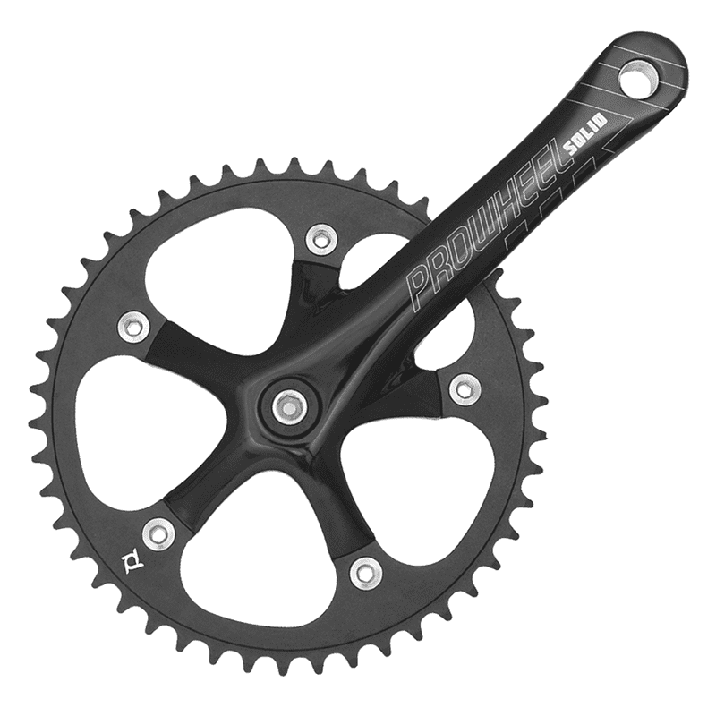 Pédalier PROWHEEL FIXED 46 T Manivelle L. 175 mm Noir