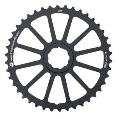 Couronne de Cassette FIRST COMPONENTS 42 Dents pour Conversion Plateau Unique 104mm
