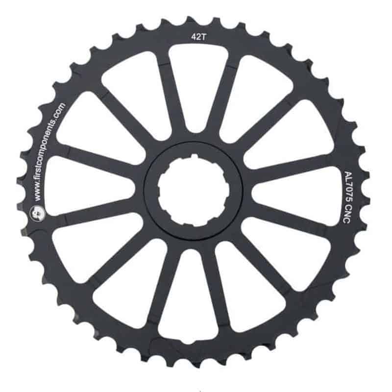 Couronne de Cassette FIRST COMPONENTS 42 Dents pour Conversion Plateau Unique 104mm