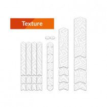 Kit L Protection Adhésive pour Cadre de Vélo ALGIS Texture Blanc