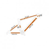Kit XL Protection Adhésive pour Cadre Vélo ALGIS Texture Blanc
