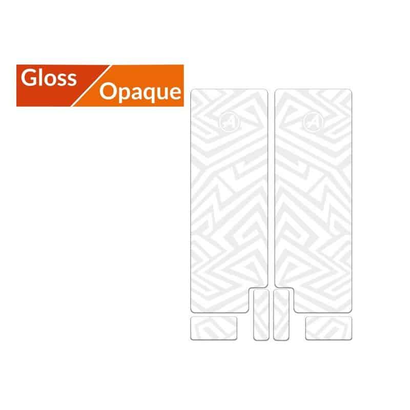 Kit Protection Adhésive pour Protection de Fourche Vélo ALGIS Brillant Blanc