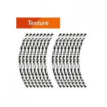 Kit de Stickers de Roue ALGIS Motif Tribale Noir