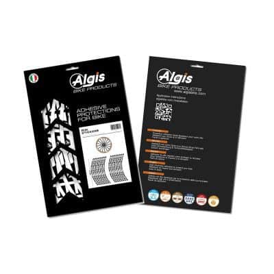 Kit de Stickers de Roue ALGIS Motif Tribale Noir