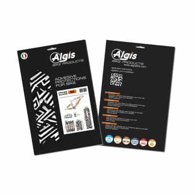 Kit M Protections Adhésives pour Cadre Vélo ALGIS Opaque Noir
