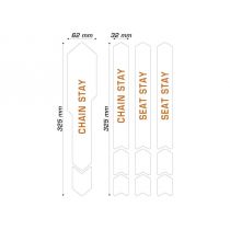 Kit Protections Adhésives pour Protections de Chaîne ALGIS Opaque Transparent