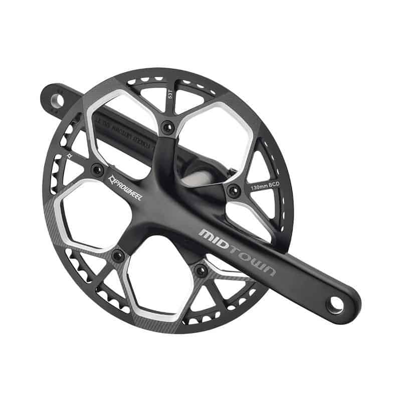 Pédalier PROWHEEL Midtown 48 Dents / Longueur Pédale 170mm Noir