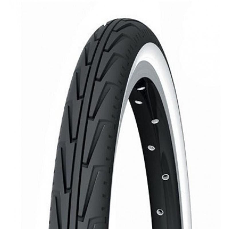 PNEU VTT/URBAIN 20X1.75 TR MICHELIN CITY JUNIOR BLANC/NOIR (47-406)