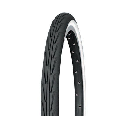 PNEU TRADI/URBAIN 20X1 3/8 CONFORT TR MICHELIN CITY JUNIOR BLANC/NOIR (37-451)
