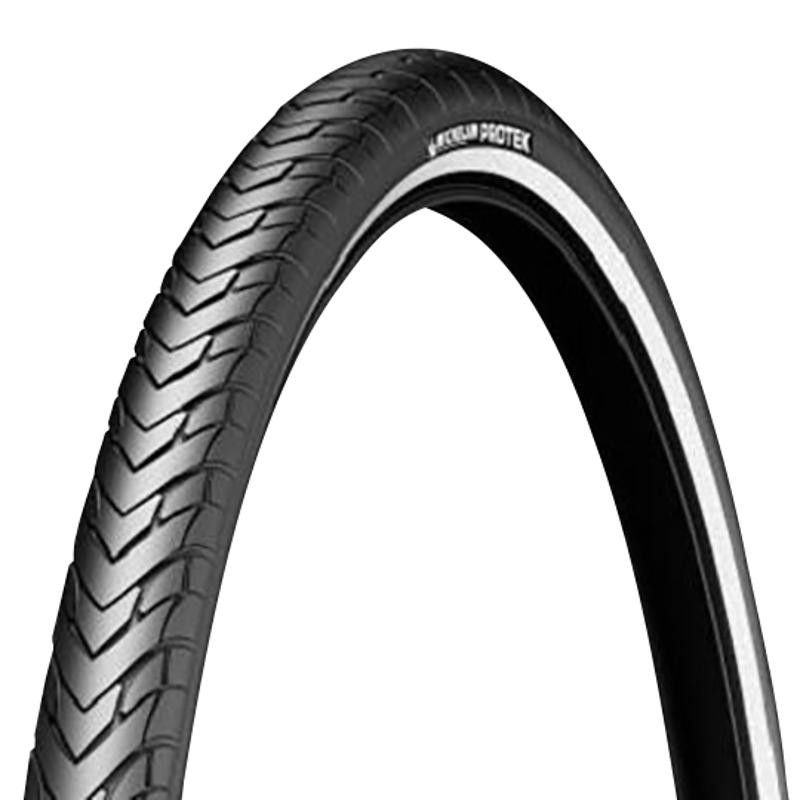 PNEU VTT/URBAIN 26X1.85 TR MICHELIN PROTEK FLANC REFLECHISSANT TT NOIR (47-559)