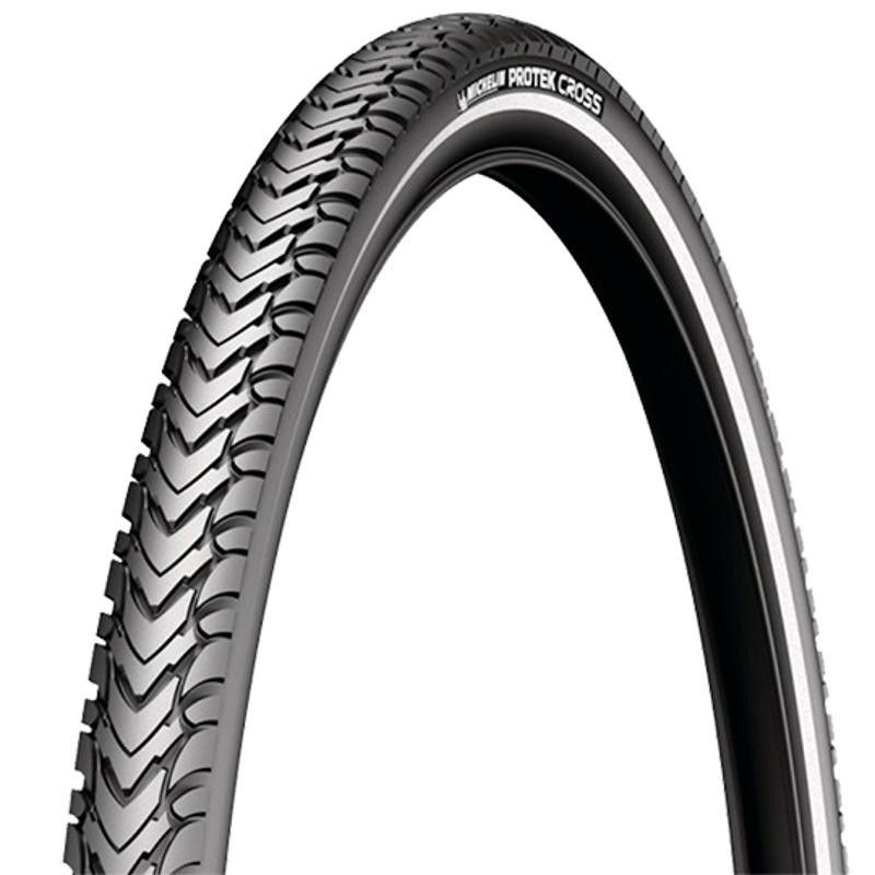 PNEU VTC/URBAIN 700X40 TR MICHELIN PROTEK CROSS FLANC REFLECHISSANT TT NOIR (42-622)