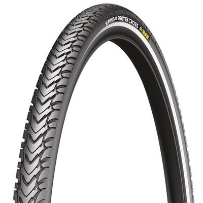 PNEU VTT/URBAIN 26X1.85 TR MICHELIN PROTEK CROSS FLANC REFLECHISSANT TT NOIR (47-559)