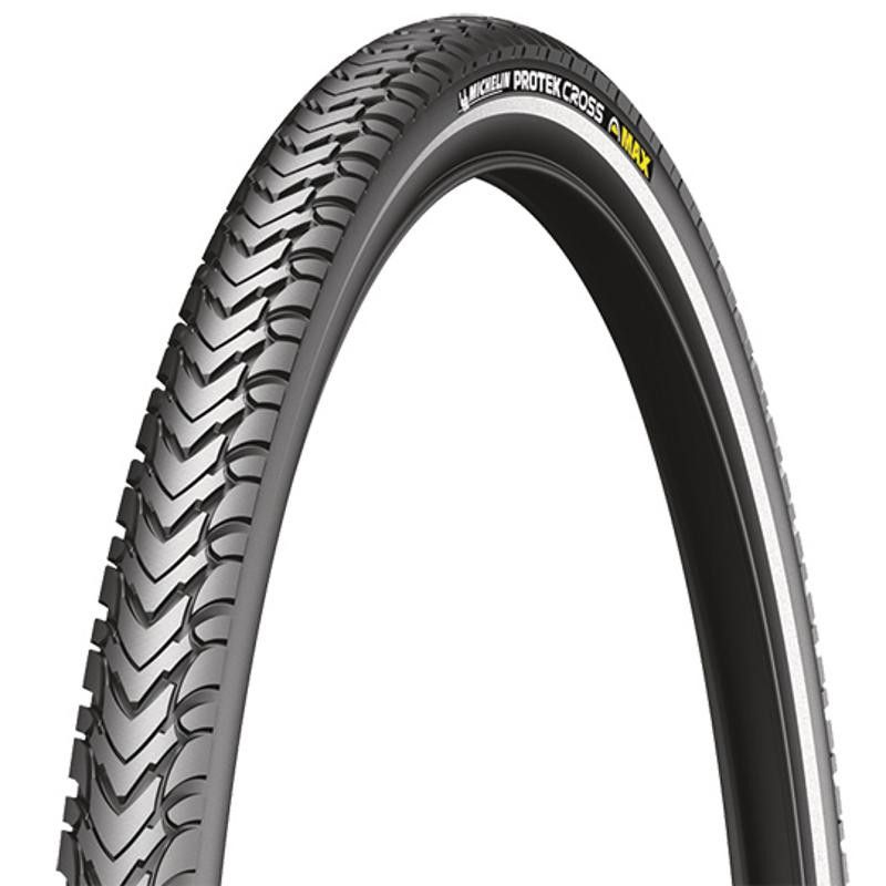 PNEU VTT/URBAIN 29X1.75 TR MICHELIN PROTEK CROSS FLANC REFLECHISSANT TT NOIR (47-622)