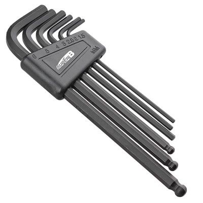 OUTIL CLE ALLEN SUPER B TB-7705 EN 2/2.5/3/4/5/6MM (JEU 6 CLES) (CLASSIC)