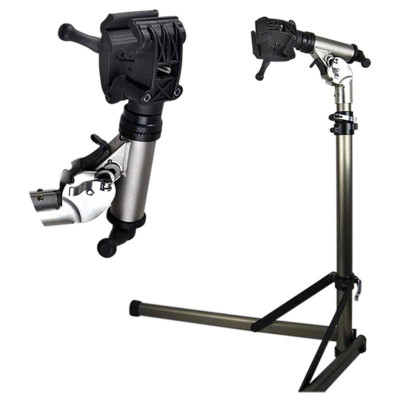 OUTIL REPARATION - PIED D'ATELIER VELO MONTAGE PLIABLE MULTI REGLAGE ALU